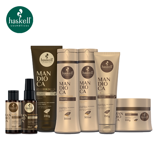 Haskell mandioca shampoo crescimento comprovado