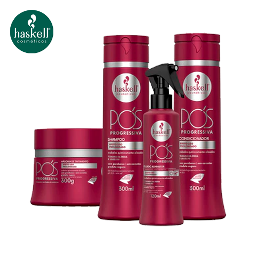 Haskell pós progressiva cabelos sem frizz