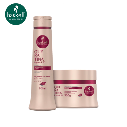 Haskell queratina tratamento para cabelos elásticos