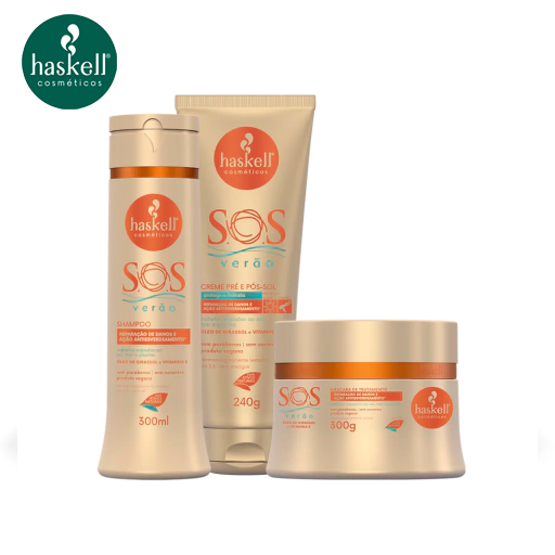 Haskell sos verão shampoo proteção solar