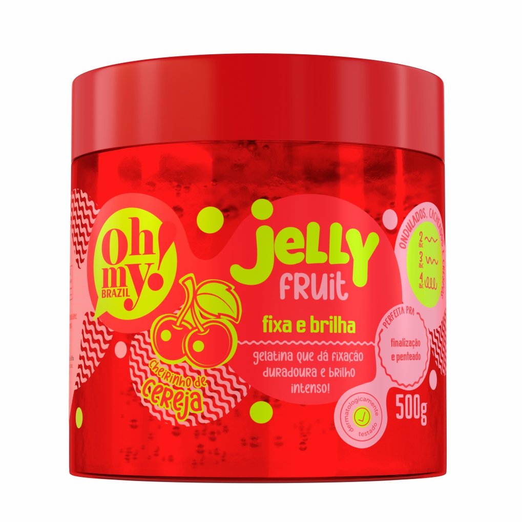 Jelly Fruit Fixa e Brilha 500g