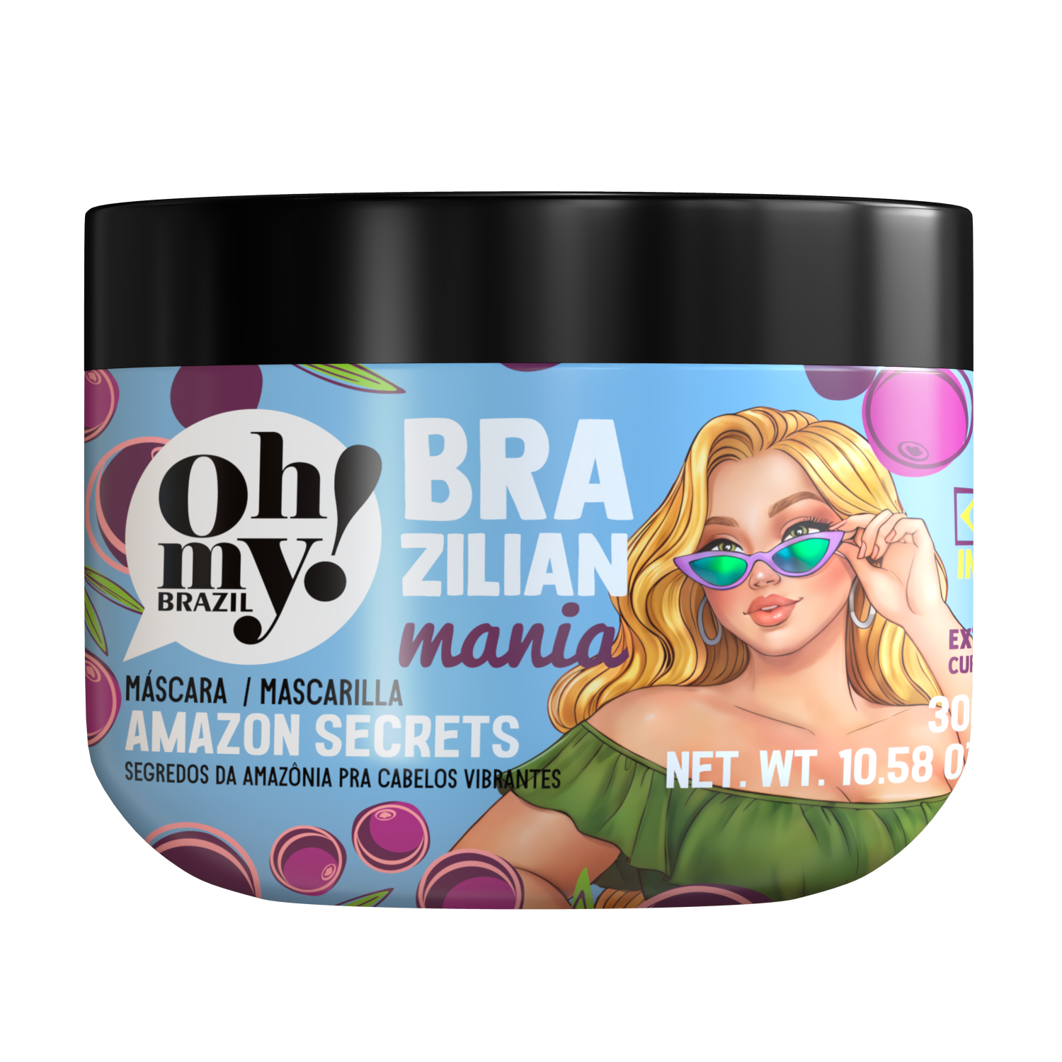 Máscara Amazon Secrets Brazilian Mania 300g