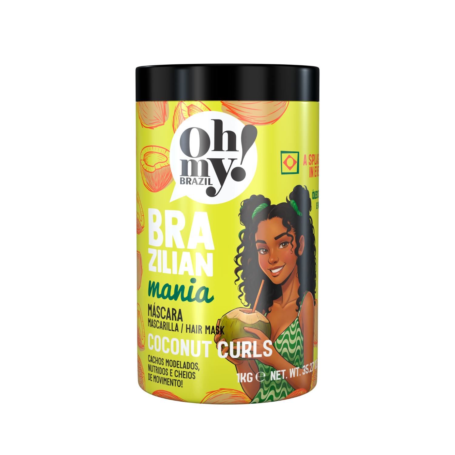 Máscara Coconut Curls Brazilian Mania 1Kg - Image 2